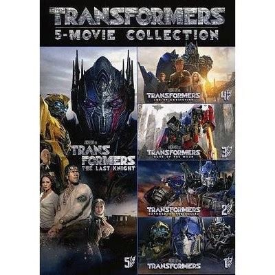 transformers five movie steel book dvd box set|transformers the ultimate 5 collection.